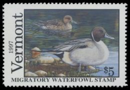 Scan of 1997 Vermont Duck Stamp
