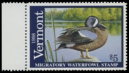 Scan of 1998 Vermont Duck Stamp