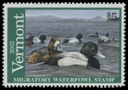 Scan of 2002 Vermont Duck Stamp