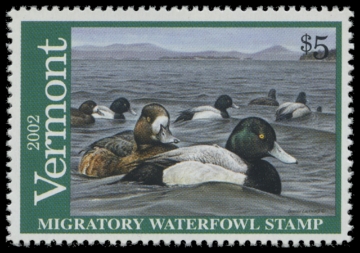 Scan of 2002 Vermont Duck Stamp