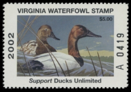 Scan of 2002 Virginia Duck Stamp