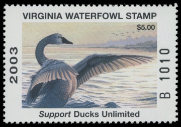 Scan of 2003 Virginia Duck Stamp