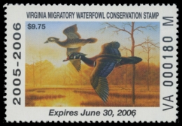 Scan of 2005 Virginia Duck Stamp