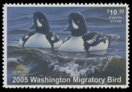 Scan of 2005 Washington Duck Stamp