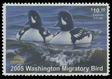 Scan of 2005 Washington Duck Stamp