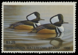 Scan of 1988 Wisconsin Duck Stamp