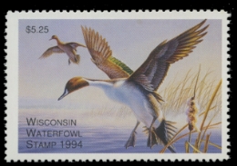 Scan of 1994 Wisconsin Duck Stamp