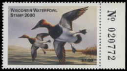 Scan of 2000 Wisconsin Duck Stamp
