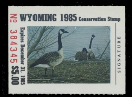 Scan of 1985 Wyoming Duck Stamp