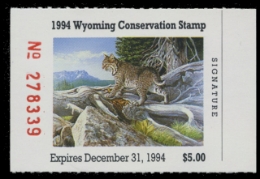 Scan of 1994 Wyoming Duck Stamp