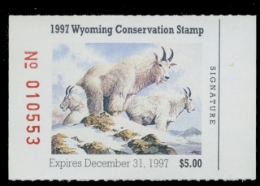 Scan of 1997 Wyoming Duck Stamp