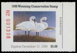 Scan of 1998 Wyoming Duck Stamp