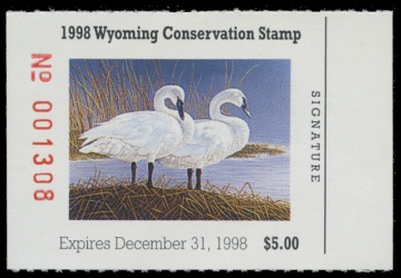 Scan of 1998 Wyoming Duck Stamp