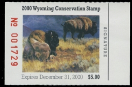 Scan of 2000 Wyoming Duck Stamp