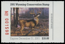 Scan of 2001 Wyoming Duck Stamp