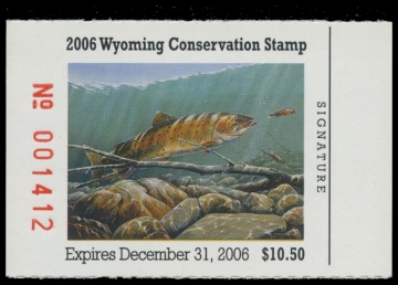 Scan of 2006 Wyoming Duck Stamp