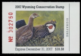 Scan of 2007 Wyoming Duck Stamp
