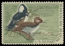 Scan of RW35 1968 Duck Stamp 