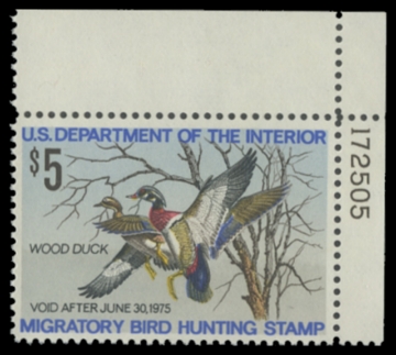 Scan of RW41 1974 Duck Stamp 