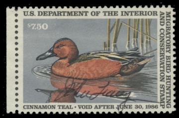 Scan of RW52 1985 Duck Stamp 