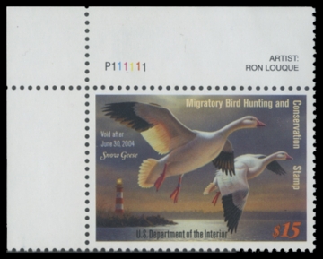 Scan of RW70 2003 Duck Stamp 
