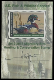 Scan of RW79B 2012 Duck Stamp 