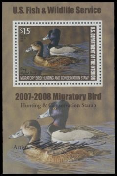 Scan of RW74B 2007 Duck Stamp 