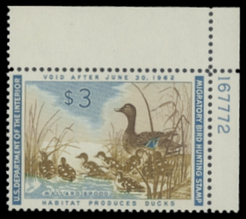 Scan of RW28 1966 Duck Stamp 