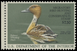 Scan of RW53 1986 Duck Stamp 