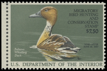 Scan of RW53 1986 Duck Stamp 