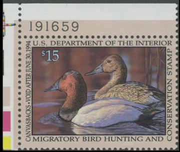 Scan of RW60 1993 Duck Stamp 