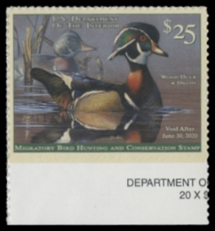 Scan of RW86 2019 Duck Stamp 