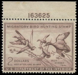 Scan of RW20 1953 MNH F-VF