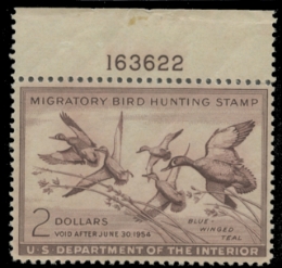 Scan of RW20 1953 MNH F-VF