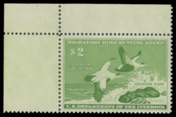 Scan of RW24 1957 Duck Stamp 