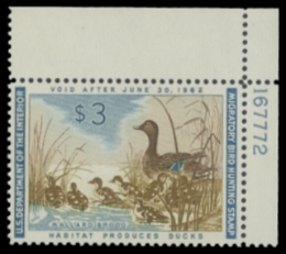 Scan of RW28 1966 Duck Stamp 