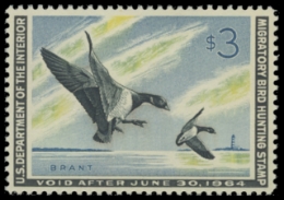 Scan of RW30 1963 Duck Stamp. MNH