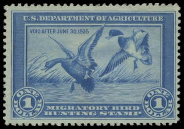 Picture of RW1 1934 Duck Stamp