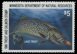 Picture of 1989 Minnesota Trout & Salmon Stamp