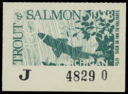 Picture of 1978 Michigan Trout & Salmon Stamp