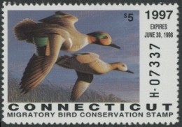 Picture of 1997 Connecticut Duck Stamp MNH VF