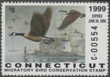 Picture of 1999 Connecticut Duck Stamp MNH VF