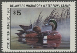 Picture of 1986 Delaware Duck Stamp MNH VF