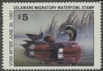 Picture of 1986 Delaware Duck Stamp MNH VF