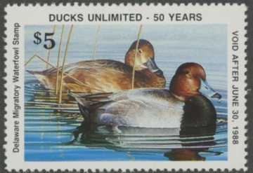Picture of 1987 Delaware Duck Stamp MNH VF