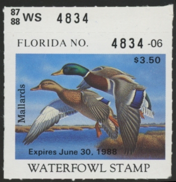 Picture of 1987 Florida Duck Stamp MNH VF