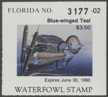 Picture of 1989 Florida Duck Stamp MNH VF