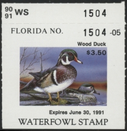 Picture of 1990 Florida Duck Stamp MNH VF