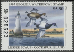 Picture of 1997 Georgia Duck Stamp MNH VF