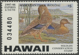 Picture of 1997 Hawaii Duck Stamp MNH VF